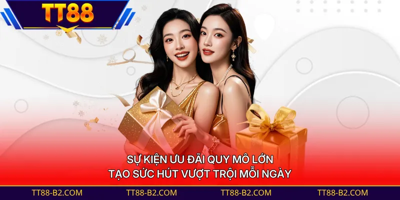 Sự kiện ưu đãi quy mô lớn tạo sức hút vượt trội mỗi ngày