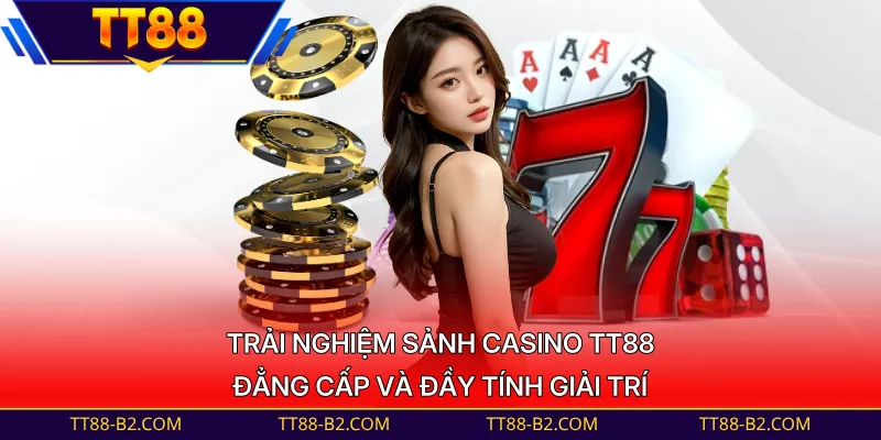 Trải nghiệm sảnh casino TT88 đẳng cấp và đầy tính giải trí